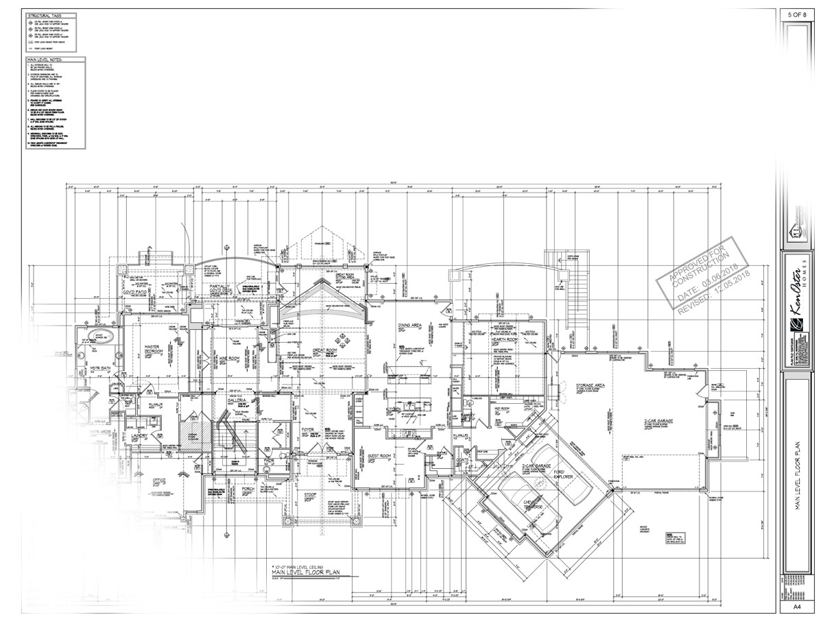 Main Level Floor Plan