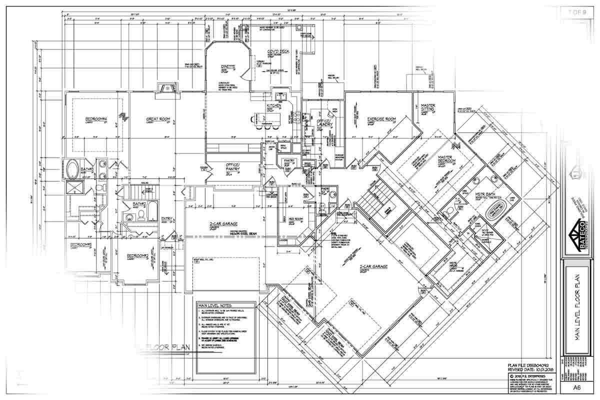 Main Level Floor Plan