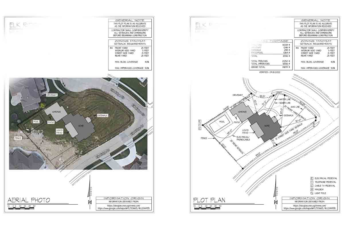 Plot Plan and Aerial